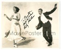 1a589 RUBY KEELER signed 8.25x10 still '36 dancing with Paul Draper in Colleen by Ed Stone!