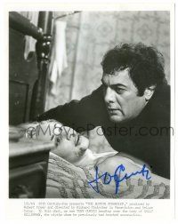 1a610 TONY CURTIS signed 8x10 still '69 c/u with his female victim in The Boston Strangler!