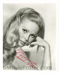 1a928 VERONICA CARLSON signed 8.25x10 REPRO still '80s the sexy blonde Hammer horror actress!