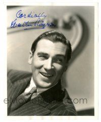 1a619 WALTER PIDGEON signed 8.25x10 still '30s great youthful smiling portrait by Ray Jones!