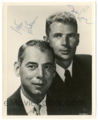 1a621 WHITTEMORE & LOWE signed 8x10 still '50s great portrait of the famous duo pianists!