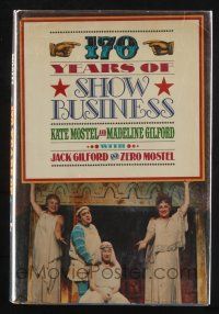 1a166 JACK GILFORD signed hardcover book '78 his wife's book 170 Years of Show Business!