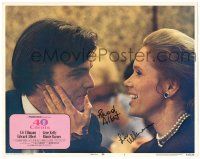 1a025 40 CARATS signed LC #7 '73 by BOTH Liv Ullmann AND Edward Albert, great smiling close up!