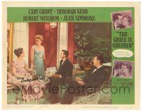 1a037 GRASS IS GREENER signed LC #8 '61 by Deborah Kerr, who's with Grant, Mitchum & Jean Simmons!