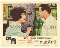 1a041 IRMA LA DOUCE signed LC #2 '63 by Billy Wilder, c/u Shirley MacLaine yelling at Jack Lemmon!