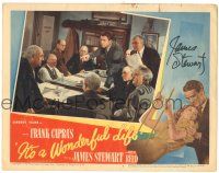 1a046 IT'S A WONDERFUL LIFE signed LC #7 '46 by James Stewart, who's accusing Barrymore, Capra!