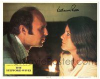 1a075 STEPFORD WIVES signed LC #1 '75 by Katharine Ross, who's close up with Peter Masterson!
