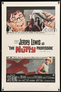1a198 NUTTY PROFESSOR signed limited edition lithograph '97 by Jerry Lewis, great wacky image!