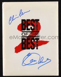 1a130 BEST OF THE BEST 2 signed presskit '93 by BOTH Chris Penn AND Eric Roberts!