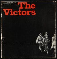 1a123 CARL FOREMAN signed souvenir program book '63 director & screenwriter of The Victors!