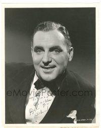 1a562 PAT O'BRIEN signed 8x10 still '39 smiling portrait in tuxedo from Slightly Honorable!