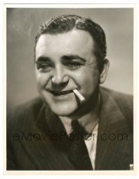 1b010 AKIM TAMIROFF 10.25x13 still '30s super young smiling & smoking portrait by William Walling!