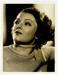 1b192 MYRNA LOY deluxe 10x13 still '30s wonderful close up portrait by Clarence Sinclair Bull!