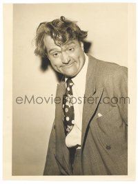 1b210 RED SKELTON deluxe 9x12 still '40s wacky portrait with messed up hair by Ralph Forney!