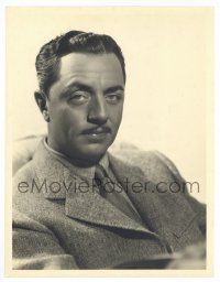 1b265 WILLIAM POWELL deluxe 10x13 still '30s great seated portrait by Clarence Sinclair Bull!