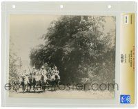 1b271 BIRTH OF A NATION slabbed 8x10 still R40s D.W. Griffith's classic, Ku Klux Klan on horseback!