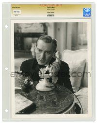 1b272 BY CANDLELIGHT slabbed 8x10 still '33 close up of Paul Lukas on cool vintage telephone!