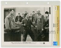 1b289 PURPLE HEART slabbed 8x10 still '44 Richard Conte about to hit General Richard Loo in court!