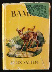 1b307 BAMBI hardcover book '29 Felix Salten's story from which Disney's classic cartoon originated!