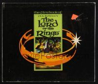 1b354 LORD OF THE RINGS hardcover book '78 Ralph Bakshi cartoon from classic J.R.R. Tolkien novel!