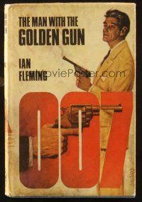 1b356 MAN WITH THE GOLDEN GUN Book Club edition English hardcover book '65 James Bond by Ian Fleming