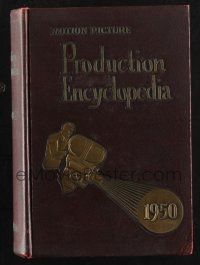 1b361 MOTION PICTURE PRODUCTION ENCYCLOPEDIA hardcover book '50 filled with images & information!