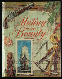 1b365 MUTINY ON THE BOUNTY hardcover souvenir program book '62 Marlon Brando, cool different images!