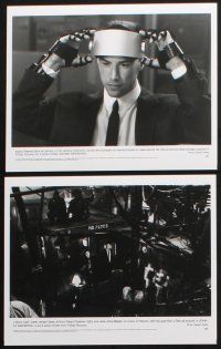 1b755 JOHNNY MNEMONIC presskit w/ 6 stills '95 Keanu Reeves, Dolph Lundgren, Dian Meyer, Ice-T!
