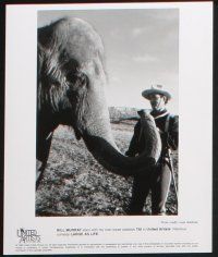 1b585 LARGER THAN LIFE presskit w/ 9 stills '96 wacky Bill Murray & elephant!