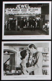 1b451 PURPLE ROSE OF CAIRO presskit w/ 15 stills '85 Woody Allen, Jeff Daniels, Mia Farrow, Aiello