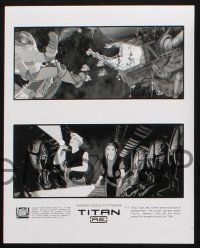 1b951 TITAN A.E. presskit w/ 3 stills '00 Don Bluth sci-fi cartoon, get ready for the human race!