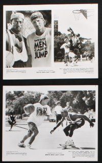 1b668 WHITE MEN CAN'T JUMP presskit w/ 8 stills '92 Wesley Snipes, Woody Harrelson, basketball!