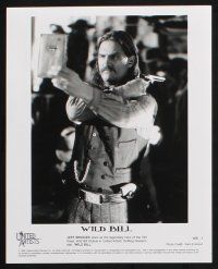 1b511 WILD BILL presskit w/ 12 stills '95 Ellen Barkin, cool images of Jeff Bridges in title role