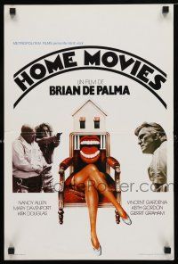 1c134 HOME MOVIES Belgian '80 Brian De Palma, Nancy Allen, Kirk Douglas, super sexy legs!