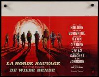 1c179 WILD BUNCH Belgian '69 Sam Peckinpah cowboy classic, cool Ray artwork!