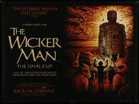 1c342 WICKER MAN DS British quad R13 Christopher Lee, Britt Ekland, cult horror classic!