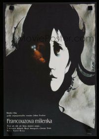 1c061 FRENCH LIEUTENANT'S WOMAN Czech 11x16 '87 Meryl Streep, Zdenek Vlach artwork!