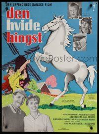 1c766 BOY WHO LOVED HORSES Danish '61 Den hvide hingst, Stig Wilner Hansen, Osvald Helmuth!