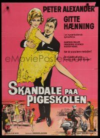 1c842 UND SOWAS MUSS UM 8 INS BETT Danish '65 Peter Alexander, Gitte Haenning, romantic art!