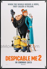 1c254 DESPICABLE ME 2 advance DS English 1sh '13 wacky image from animated family comedy!