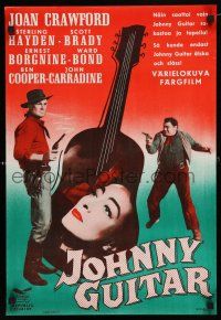 1c382 JOHNNY GUITAR Finnish '54 Joan Crawford, Sterling Hayden, Nicholas Ray!