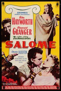 1c404 SALOME Finnish '53 sexy Rita Hayworth romanced by Stewart Granger!