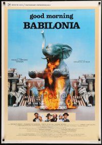 1c440 GOOD MORNING BABYLON Italian 1sh '87 Dance as D.W. Griffith, directed by Taviani brothers!