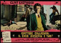 1c502 DIRTY HARRY Italian photobusta '72 cool images of Clint Eastwood in action!