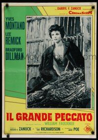 1c537 SANCTUARY Italian photobusta '61 William Faulkner, sexy Lee Remick!