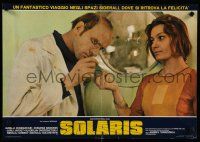 1c539 SOLARIS Italian photobusta '74 Andrei Tarkovsky's original Russian version, Solyaris!