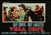 1c549 VERA CRUZ Italian photobusta R70s cowboys Gary Cooper & Burt Lancaster!
