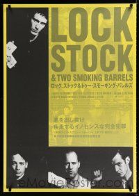 1c712 LOCK, STOCK & TWO SMOKING BARRELS Japanese 29x41 '99 Ritchie, Vinnie Jones, Sting, Statham!