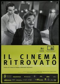1c441 IL CINEMA RITROVATO Italian film festival poster '02 Charlie Chaplin & Claire Bloom!