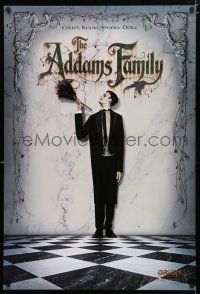 1d022 ADDAMS FAMILY int'l teaser 1sh '91 Carel Struycken as Lurch, weird is relative!